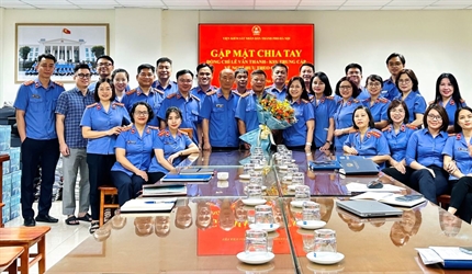 Gặp mặt chia tay đồng chí Lê Văn Thanh - Kiểm sát viên trung cấp Phòng...